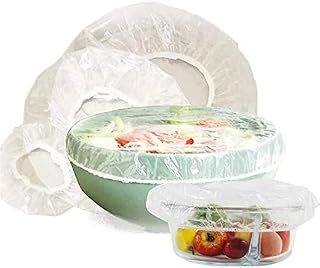 Fresh Keeping Bags, Reusable Elastic Food Storage Covers, Universal Stretch Plastic Wrap Bowl Covers 100/200/300pcs (100)