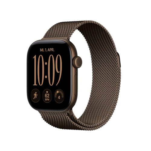 Apple Watch Series 12 GPS + Cellular, 42 mm Aluminiumgehäuse Dunkelbronze