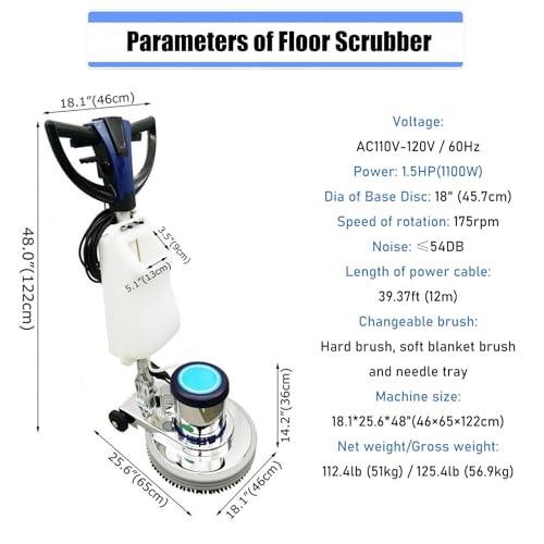 Floor cleaning machine brush accessories