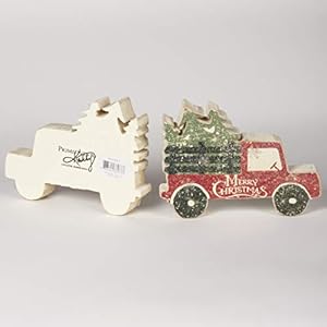 Primitives by Kathy Nordic Shelf Sitter, Tree & Truck Primitives by Kathy Nordic Shelf Sitter Tree Truck