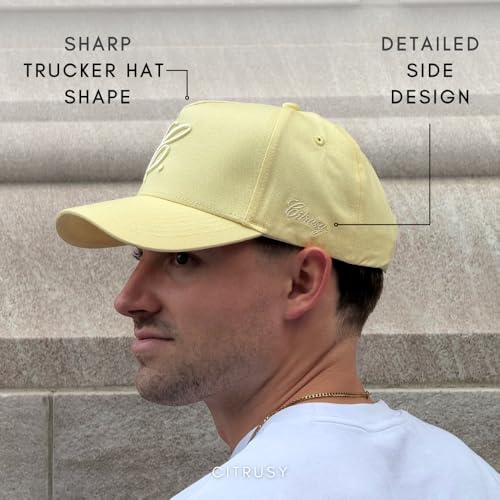Image of Vintage Fashion Trucker Hat | Men & Women | Trendy Cute Retro Red Caps for Country & Western | Camo Fur Cotton | Snapback