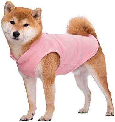 Dogs Jumpers Dog Sweatshirt, Soft Fleece Vest,Cold Weather Jacket with Leash Ring for Small Dogs Medium Dogs (X-Large, Blue)