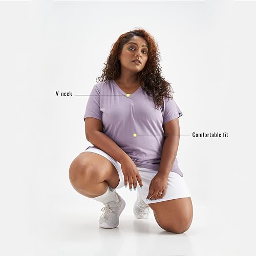Image of Spirit Animal Plus Size Tshirts for Women | Casual Tshirts for Women | Tshirts for Women Workout, Gym, Running | Yoga Tshirt | Sweat Wicking Fabric | Relaxed Fit | Quick Dry