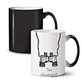 Wellcoda los Observante Acosador Taza que cambia de color 11oz