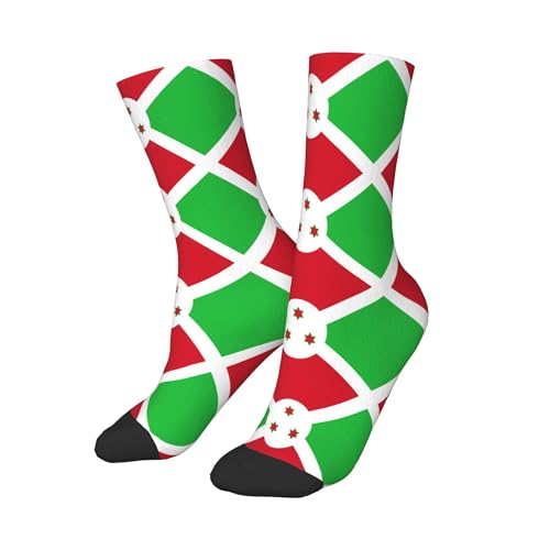 SEAEAGLE Burundi flag A Pair Junior Athletic Short Tube Socks Children Calf Tube Socks Short Stockings