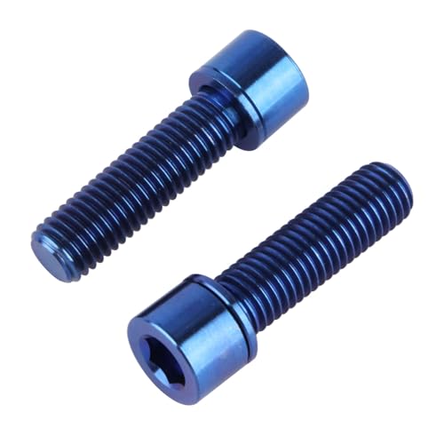 Tornillos de titanio M7 de 25 mm contra el óxido en la potencia de tu bicicleta 5