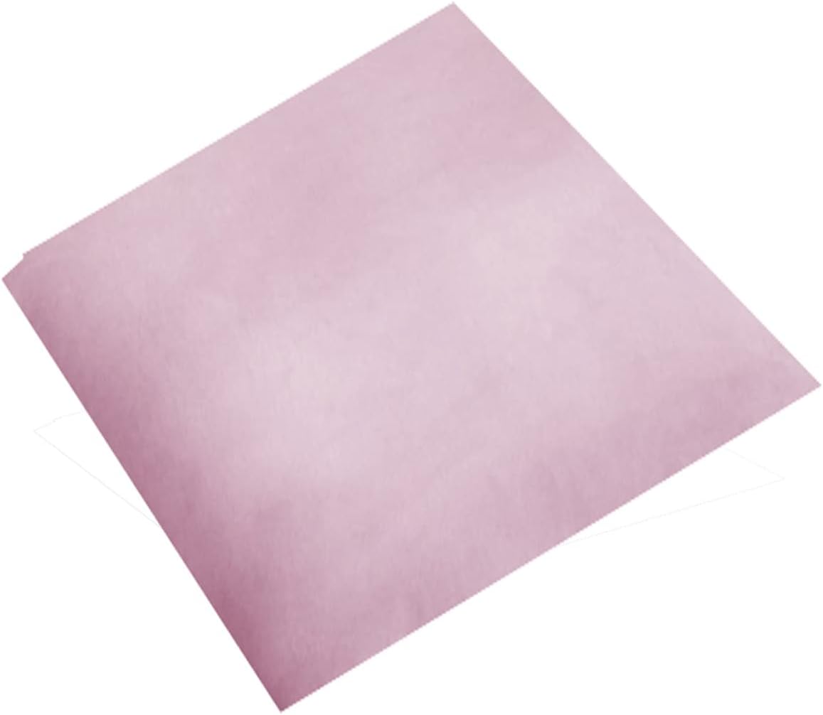 Square Ottoman Slipcover Velvet Small/Medium/Large Stretch Ottoman Cover Slipcover for Wingback Chair/Sofa Leather Storage Footstool,Light Pink,M