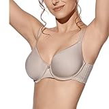 Selene, Reggiseno Donna con Fascia Anatomica, con Ferretto e Coppa Spacer Traspirante Imbottita, Collezione Fabiola, Colore Terra, Taglia 6C