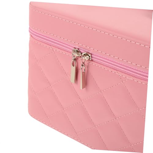 Trousse de maquillage avec miroir et compartiments de rangement pour soins