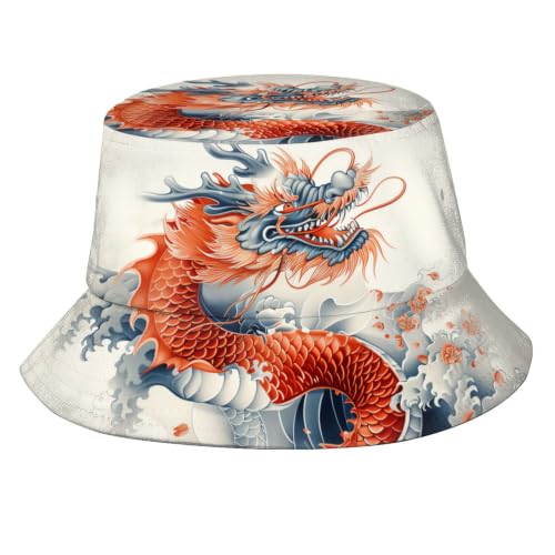 Image of Bucket Hat for Women Men, Fashion Print Outdoor Beach Hat Packable Sun Cap for Travel Hiking