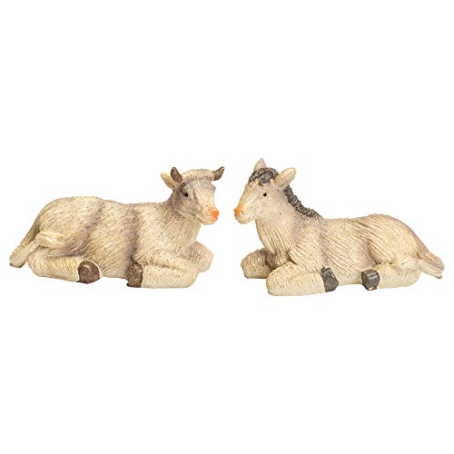 Transpac Imports, Inc. Nativity Pastel 8 X 3 Resin Stone Christmas Holiday Figurines Set Of 10 #TOP4