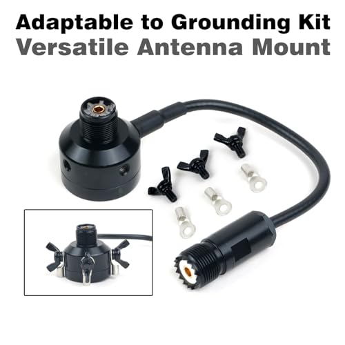 G GABIL RADIO TAIWAN 2006 GRA-GNT Package: Hand-Twist Ground Spike Antenna Mount, Tripod, Pole Mount, 1.45 pounds, UHF Connector - Image 3