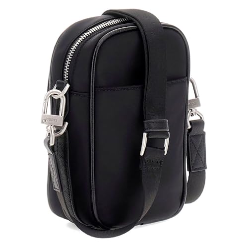 Bolso bandolera GUESS Milano Micro negro de mujer con cierre elegante 3