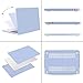 MOSISO Compatible with MacBook Pro 13 inch Case M2 2023, 2022, 2021-2016 A2338 M1 A2251 A2289 A2159 A1989 A1708 A1706 with/Without Touch Bar, Plastic Hard Shell&Screen Protector, Serenity Blue