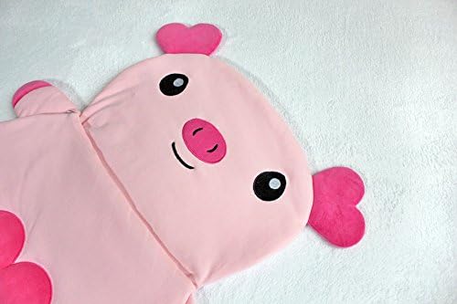 Baby Slummer Bag, Cotton 0-6 Month Baby Slummer Bag, Baby Anti-Kicking Bag (Pink)