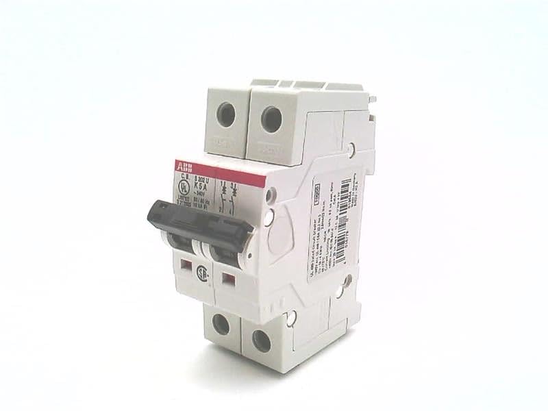 S202U-K5 240 Volt, 2 Pole, 50/60 HZ, Miniature Circuit Breaker, 5 AMP, 10KA