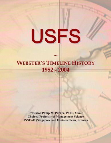 USFS: Webster's Timeline History, 1952 - 2004