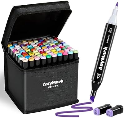 Vibrant Art Set for Adult Coloring