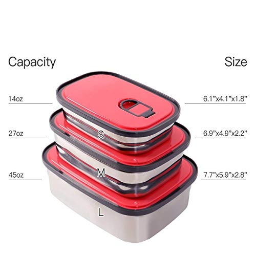 Image of Stainless-Steel Leak-Proof Lunch Box for Office Men, Airtight Tiffin Box for Boys & Girls - 1.1L - Large (Pink)