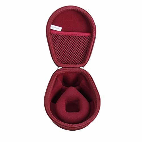 Image of Hermitshell Case for AfterShokz Trekz Air /AfterShokz Aeropex /Titanium Mini /Shokz OpenRun Pro /SHOKZ OpenRun Pro 2 Open Ear Wireless Bone Conduction Headphones AS650 / AS800 (Canyon Red)