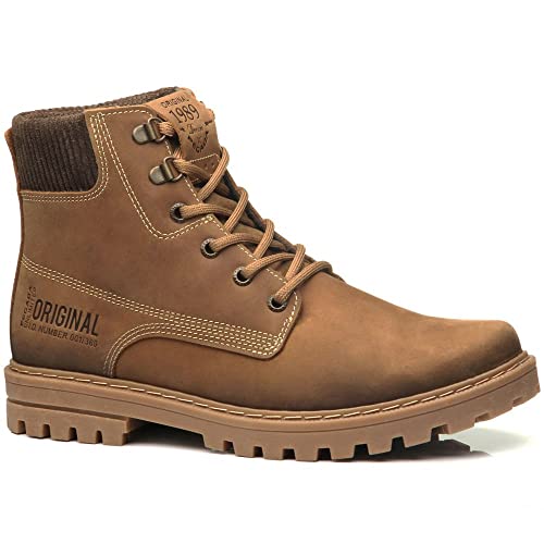 Bota Pegada Latego Couro Masculina