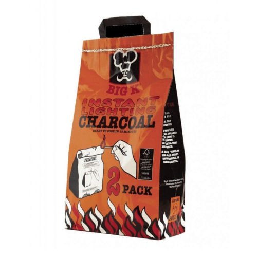 Big-K Instant Lighting Charcoal BBQ Barbecues 10kg (10 x 1kg bags)