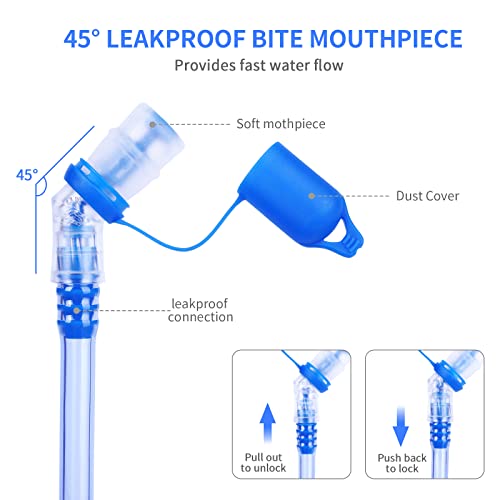 Kuyou Hydration Bladder Leakproof Water Bladder Hydration Backpack Replacement #TOP2