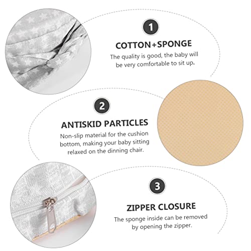 ibasenice 1 Unidade Almofada De Assento Aumentada Almofada Para Cadeirinha Almofada Elevatória Infan