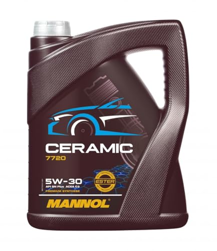 MANNOL Huile moteur Ceramic 5W-30 Huile ACEA C2 ACEA C3 API SN Plus 5 L