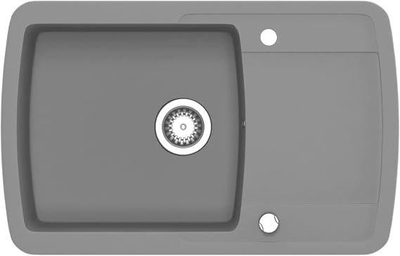 Kitchen Sink Single Basin Grey,Kitchen Sink,Kitchen Sink Accessories(SPU:142945)