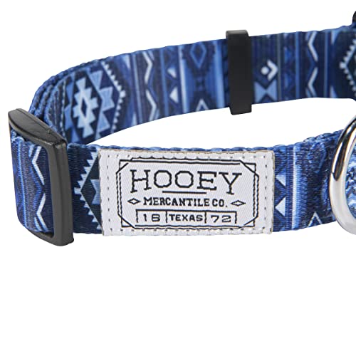 Hooey Nomad Dog Collar, Durable Polyester Webbing Collar with Graphic-Inspired Prints, Ombre Aztec, Medium Hooey Nomad Dog Collar, Durable Polyester Webbing Collar with Graphic-Inspired Prints, Ombre Aztec, Medium