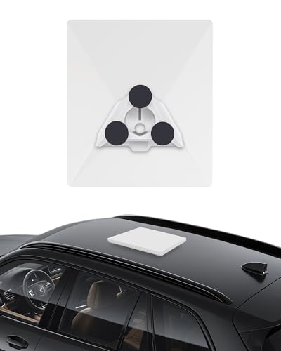 Foboull Starlink Mini Adapter Magnetic Kit - 36kg Strong Pull Force, 6mm Ultra-Thin, 3 Magnetic Arrays for Car/RV/Truck/Boat Roof, Anti-Scratch Rubber Coated