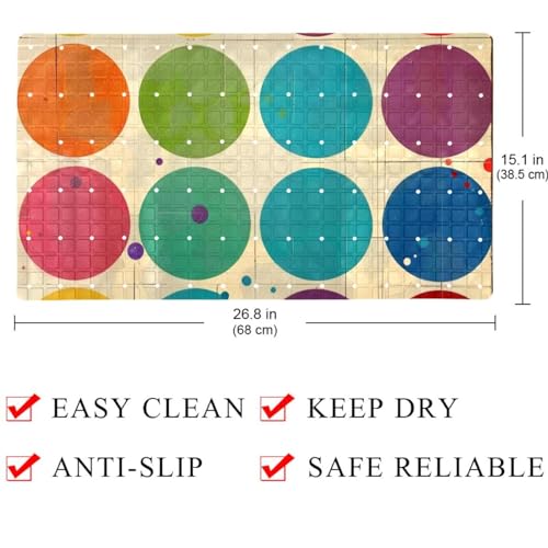 Tapis de bain antidérapant à séchage rapide contre les sols glissants - 5