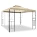 Produktbild WASSERDICHTER Pavillon Romantika 3x3m Metall inkl. Dach Festzelt wasserfest Partyzelt (Beige)