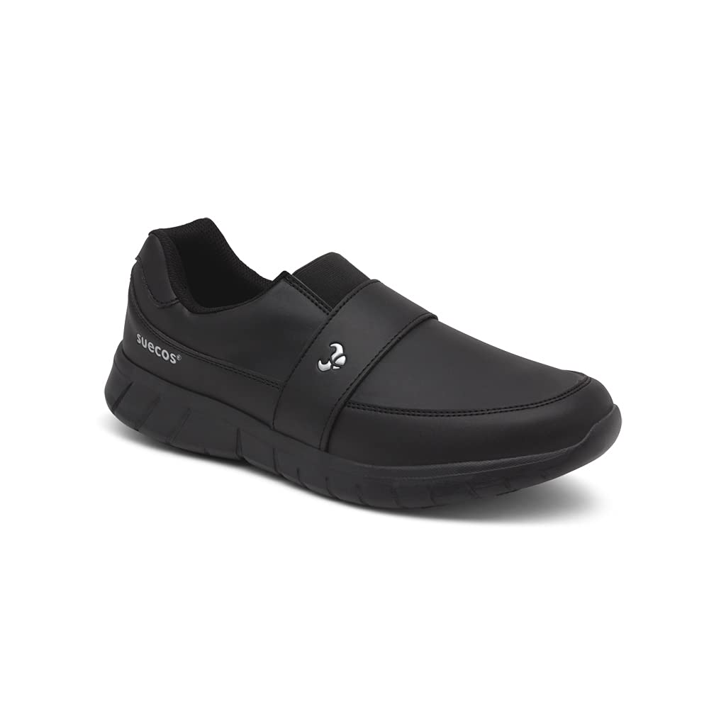 Suecos® Andor - Zapato Confort Antideslizante con tecnología Health Teach, Negro