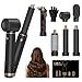 Kitgody 5 in 1 Airstyler Warmluftbürste Set mit Automatischem Lockenstab & Rundbürstenföhn - MULTIFUNKTION Hairstyler für Volumen, Locken, Glätten, Trockenes Haar (EU Stecker)