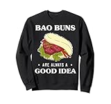 Si no puedes vivir sin moños de bao; siempre tienes baozi congelado en casa, y te encanta cocinar comida china, este diseño de bao buns son siempre una buena idea es la mejor manera de mostrar lo obsesionado que estás con los bollos chinos al vapor y la comida asiática en general.