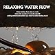 Weejian Tischplatte Mondbrunnen Home Wasserfall, Zen Meditation Innenbrunnen mit LED-Licht, Desktop-Dekor Beruhigende Sound Meditation Entspannende Wasser-Eigenschaft für Raum Büro Tischdekoration