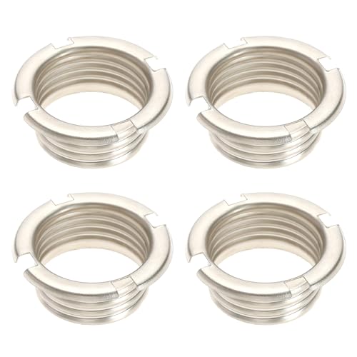 LT Easiyl 4 Anillos para Casquillos de Luz Anillos Roscados de Metal Galvanizado Anillos para Tornillos de 20,8 X 2 Mm Aptos para Casquillos Halógenos G9/GY6.35/GU4/GU5.3