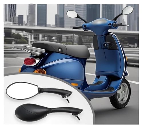 Espejo retrovisor de motocicleta con acabado resistente para Vespa 5