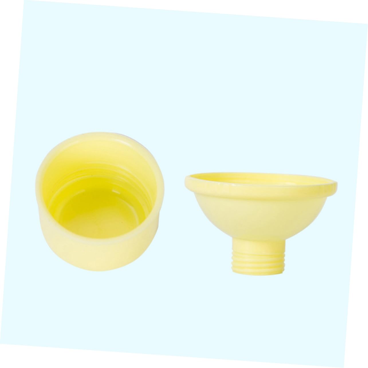 Portable Formula Dispenser Stackable Snack Storage Container Detachable Travel Milk Powder Holder for Leakproof Food-Grade PP Material Yellow