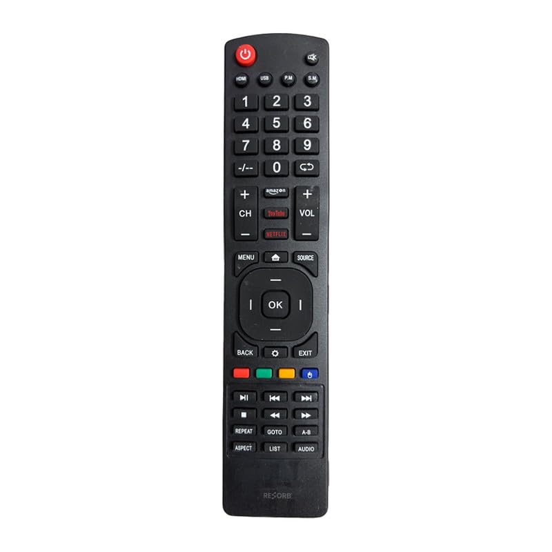 LED 523 Compatible for daeynx, PHX, NIPEX, spl 80, TRUSENSE TS 3200 Android Chinese LCD LED and Non-Branded Smart TVs (Please Match Buttons with Your Old Remote Before Placing an Order)