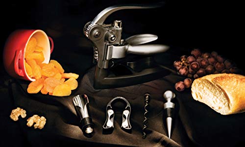 Conjunto Abridor Bar 6 Peças Euro Preto