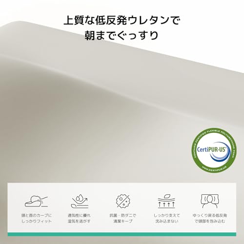 Novilla 枕 首が痛くならない 枕 低反発 まくら 低め 高め 調整可能 よく 眠れる 安眠枕 横向き寝 仰向け寝 快眠枕 通気性 pillow カバー洗濯可 低反発枕 母親/父親/彼氏/旦那さん 誕生日/クリスマス プレゼント 33x60x6.5/11cm (グレー) [4]