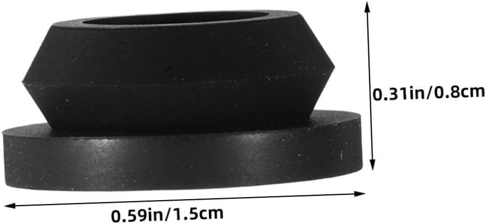 Zerodeko 12pcs Rv Stove Rubber Grommets Replacement Kit Compatible with Magic Chef Stove Grates, Protective Burner Mounting Gaskets for Camper and Trailer Kitchens