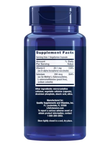 Life Extension Super Selenium Complex, 200 mcg, 1 Daily, 100 Capsules - image 2