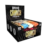 Warrior Crunch Protein Bars, Variety Pack 12 x 64g – High Protein Snacks (20g), Low Sugar, Low Calorie Snack Bar, Guilt-Free On-the-Go Treats, Multipack Diet Bars for Weight Loss
