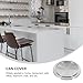 Cabilock Round Recessed Counter Top Covers Stainless Steel Trash Bin Built-in Flap Covers Kitchen Garbage Can Lids for Home Kitchen