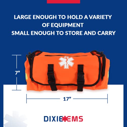 Image of Dixie EMS First Responder On Call Trauma Bag W /Reflectors - Orange