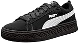 Komfortable Einlegesohle Puma Damen Smash Platform SD Sneaker, Schwarz (Puma Black-Puma White 02), 40 EU